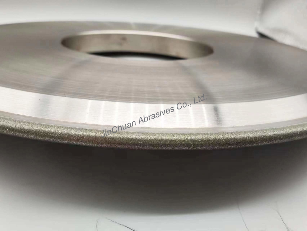 14F1 Electroplated Diamond Grinding Wheels Steel Diameter350 D80/100