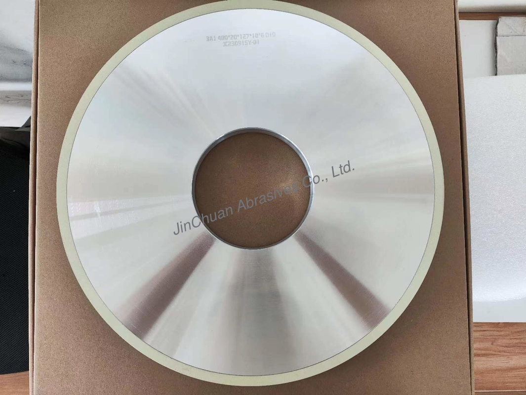 3A1 400mm Vitrified Diamond Grinding Wheels For Grinding And Sharpening PCD Tools