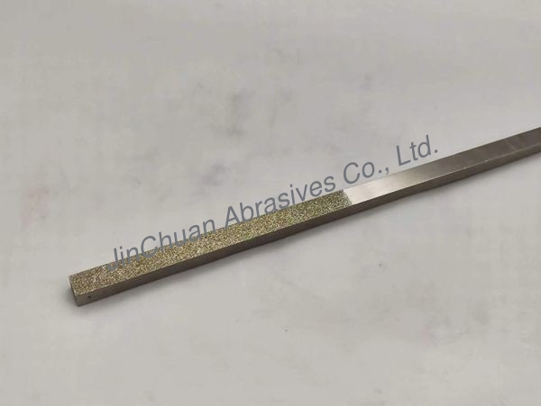 Rectangle Electroplated Diamond Hand File Length 220 Diamond Grit Number 120//140