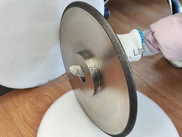 Steel Body Electroplated CBN Grinding Wheel Customized Diameter 300 Grit Number B151