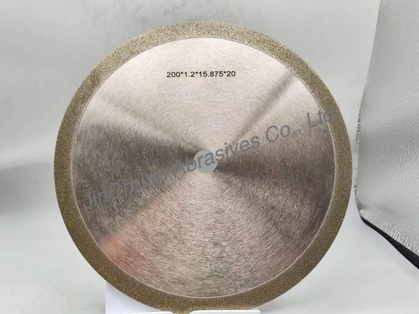 1A1 Electroplated Diamond Grinding Wheels With Diameter 200mm Thickness 1.8mm D80/100