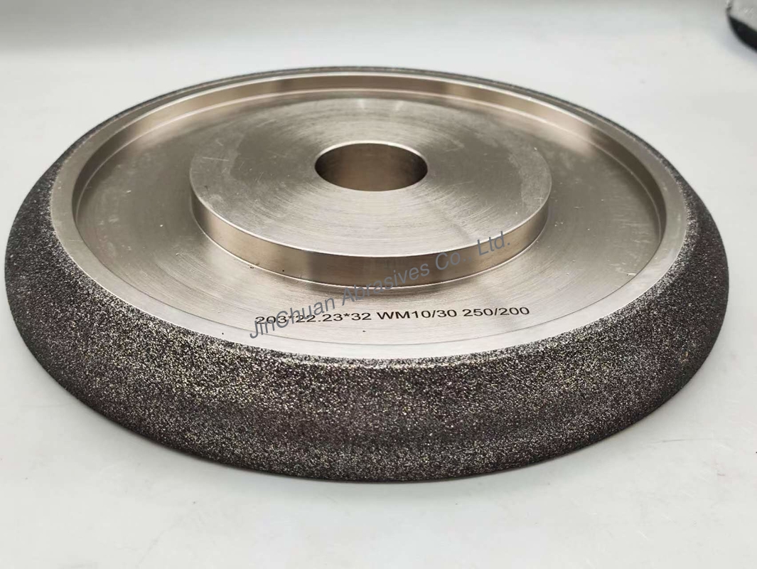 8 Inch Electroplated Diamond Grinding Wheel For Wood Turner High Processing Efficiency