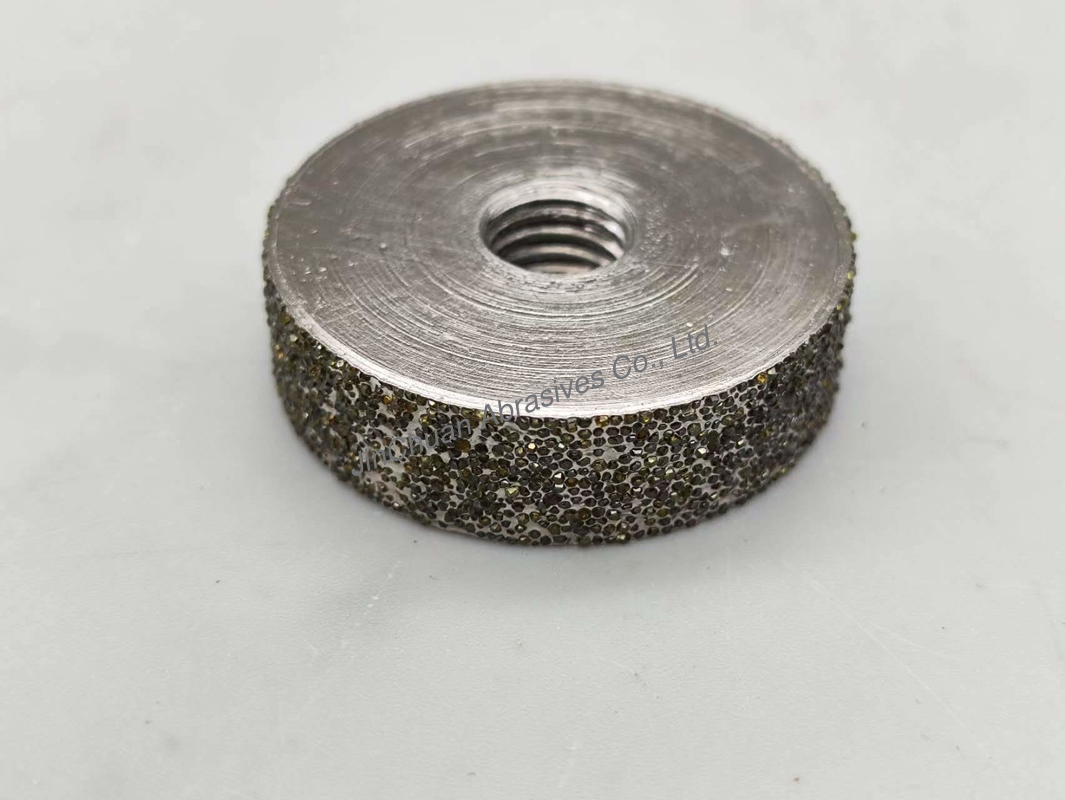 1A1 Gray Steel Electroplated Diamond Grinding Wheels With D30/35 Grit Diamond