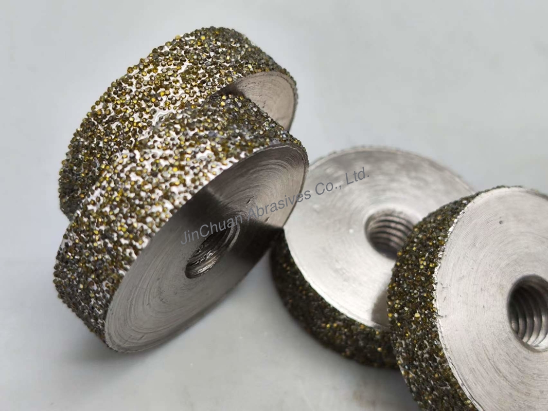 1A1 Gray Steel Electroplated Diamond Grinding Wheels With D30/35 Grit Diamond