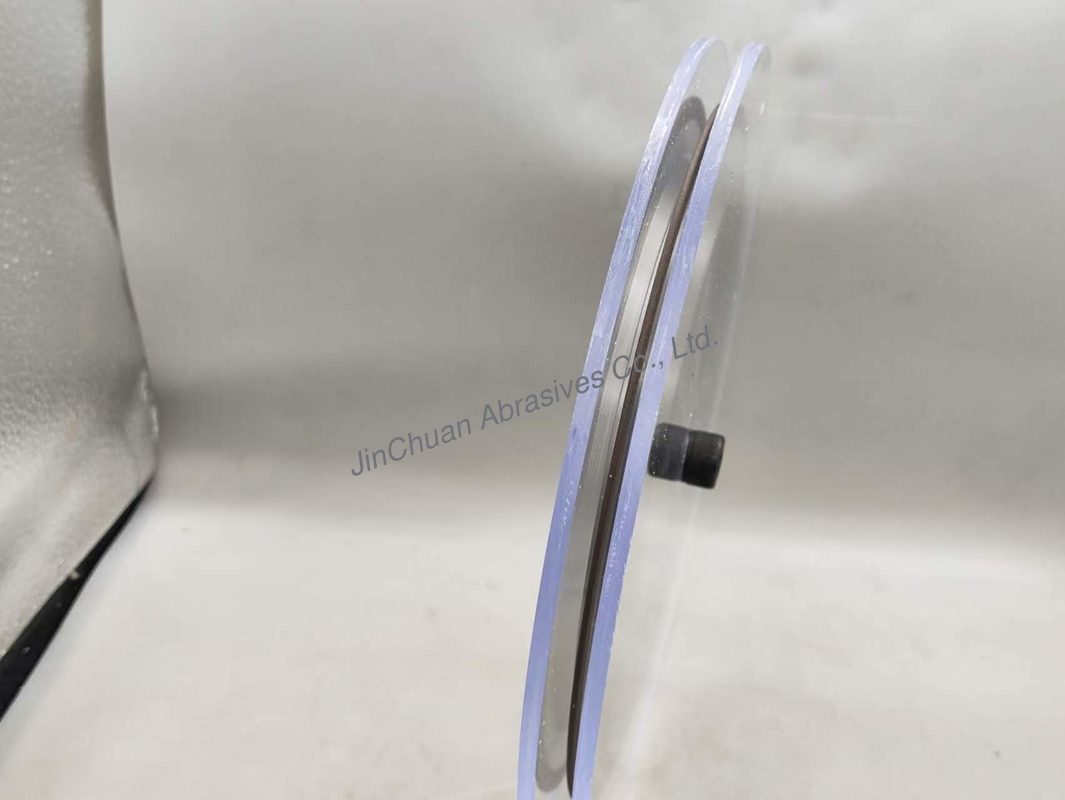 R0.8mm 200mm Rein Bonded Grinding Wheel CBN Sharpening Wheels