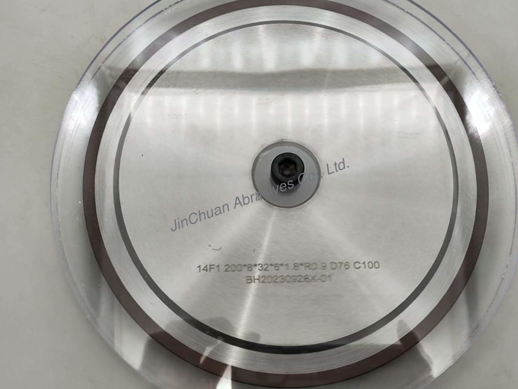 R0.9 14A1 Resin Bond Diamond Wheels For Grinding Carbide Tools