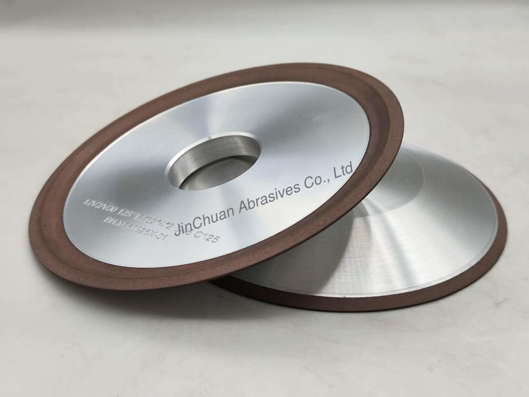 12V2 Resin Diamond  Grinding Wheel Diamond Grinder Dish Shape 30 Degrees