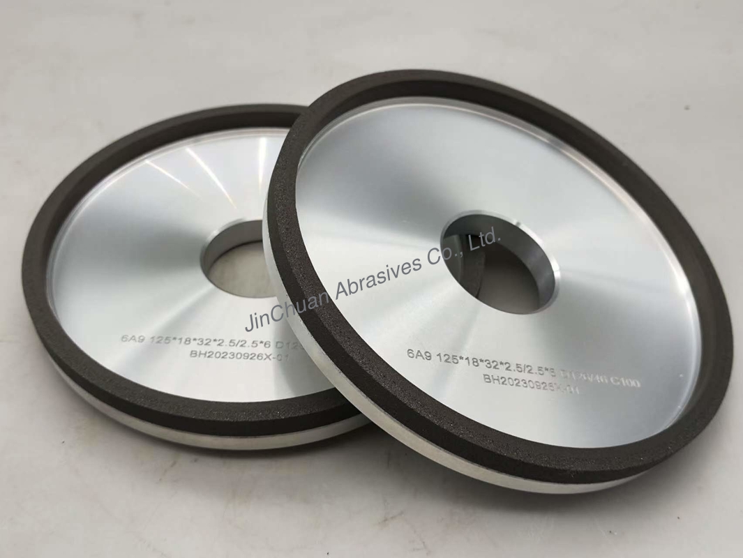 Dual Grains Diamond Wheel Resin Bond Grinding Wheel With 2 Diamond Grits