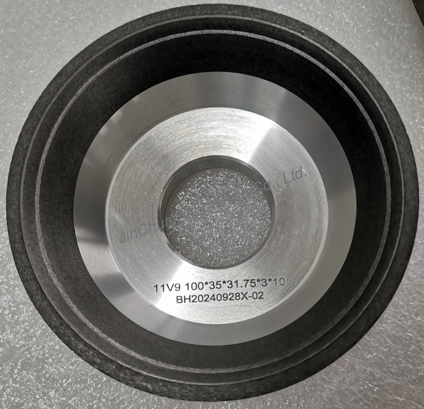 Diameter 100mm 11V9 Cup-Shaped Resin Bond CBN Grinding Wheel