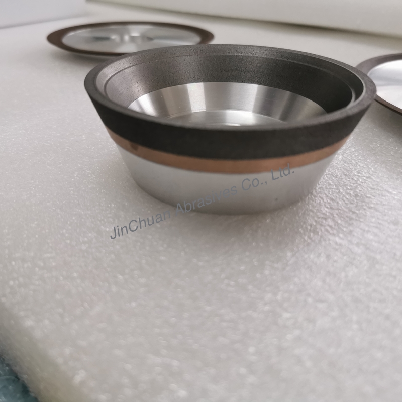 Diameter 100mm 11V9 Cup-Shaped Resin Bond CBN Grinding Wheel