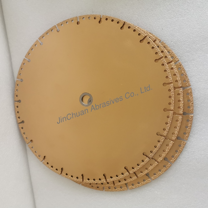 D300mm Diamond Grinding Wheels For Stone Processing With Vacuum Brazed Technology