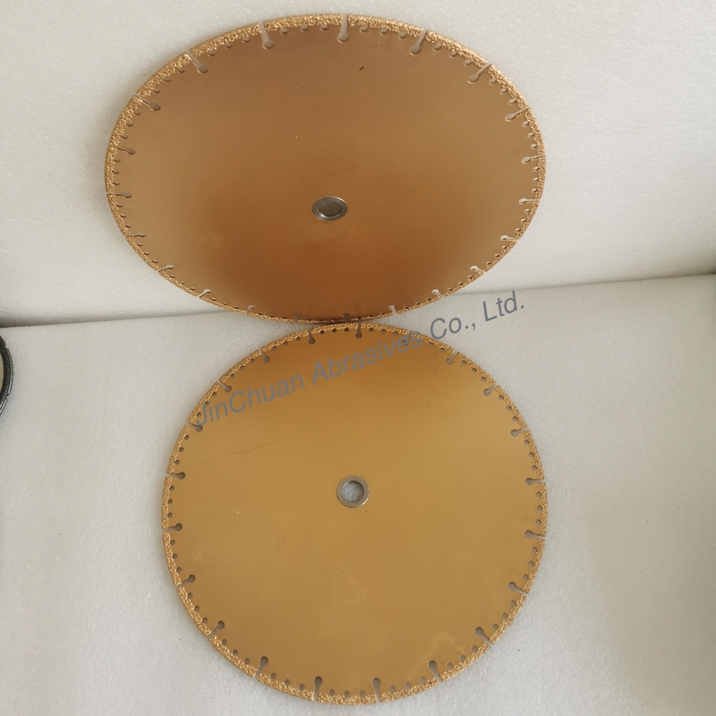 D300mm Diamond Grinding Wheels For Stone Processing With Vacuum Brazed Technology