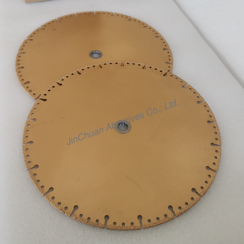 D300mm Diamond Grinding Wheels For Stone Processing With Vacuum Brazed Technology
