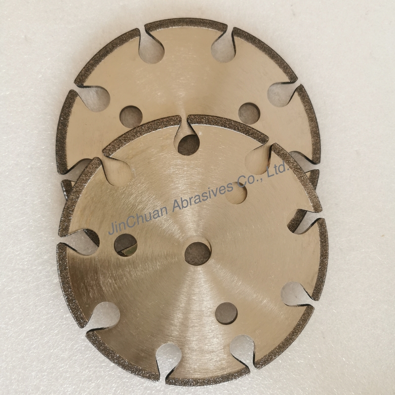 B80/100  145*4.8 * 16 *6 Mm  Dinasaw CBN Cyclone Grinding Wheels  For Sharpening Chain Saws