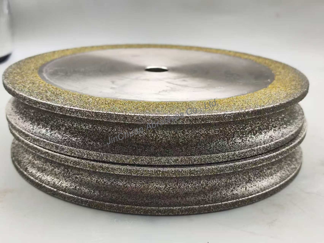 1F6Y 153.67*20.32*12.7 D40/45 Electroplated Diamond Grinding Wheel