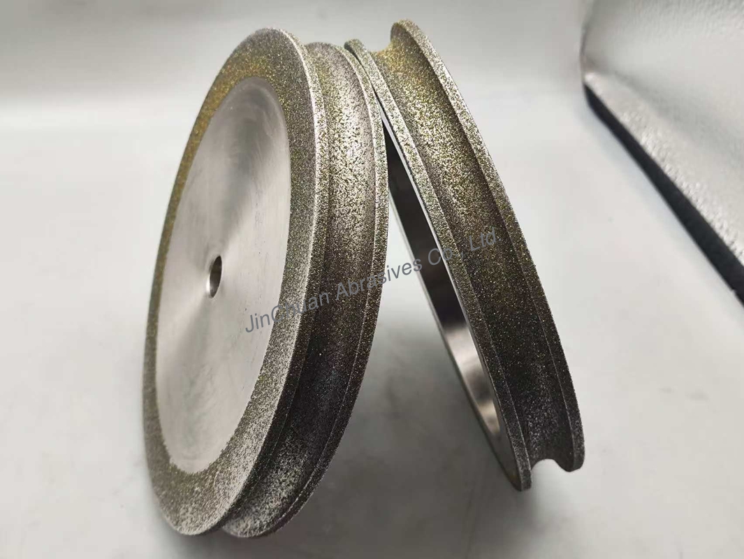 1F6Y 153.67*20.32*12.7 D40/45 Electroplated Diamond Grinding Wheel