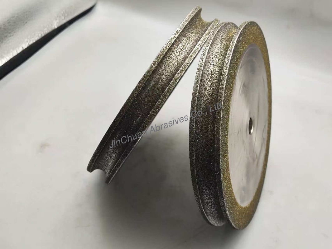 1F6Y 153.67*20.32*12.7 D40/45 Electroplated Diamond Grinding Wheel
