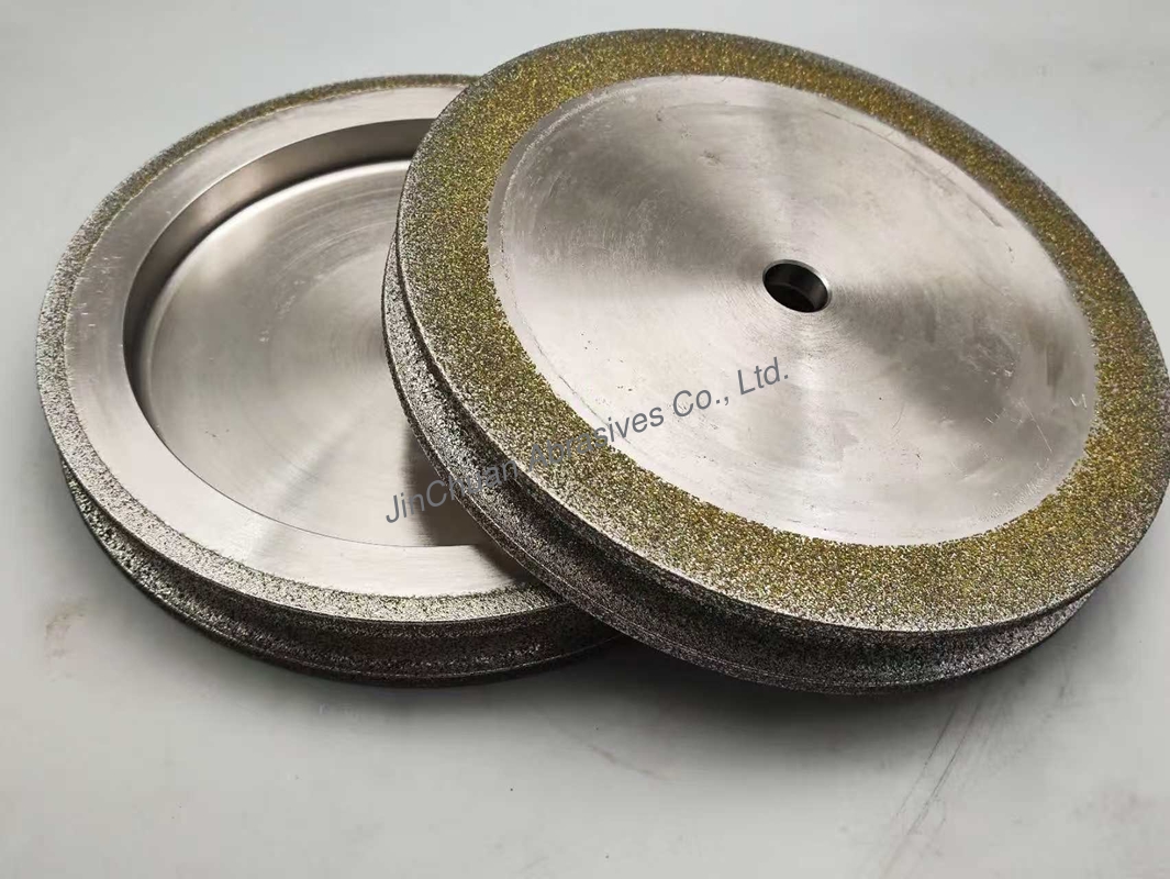 1F6Y 153.67*20.32*12.7 D40/45 Electroplated Diamond Grinding Wheel