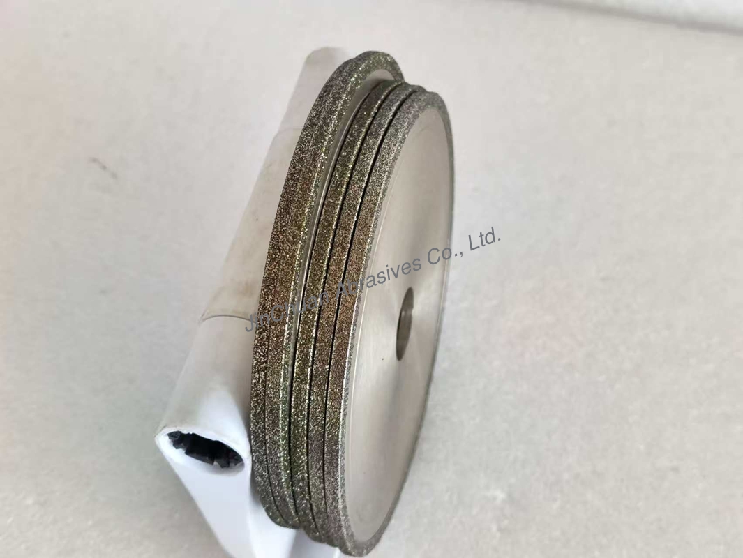 200mm 4.5mm Thickness Electroplated Bonded CBN Wheels For Fluting And Slotting