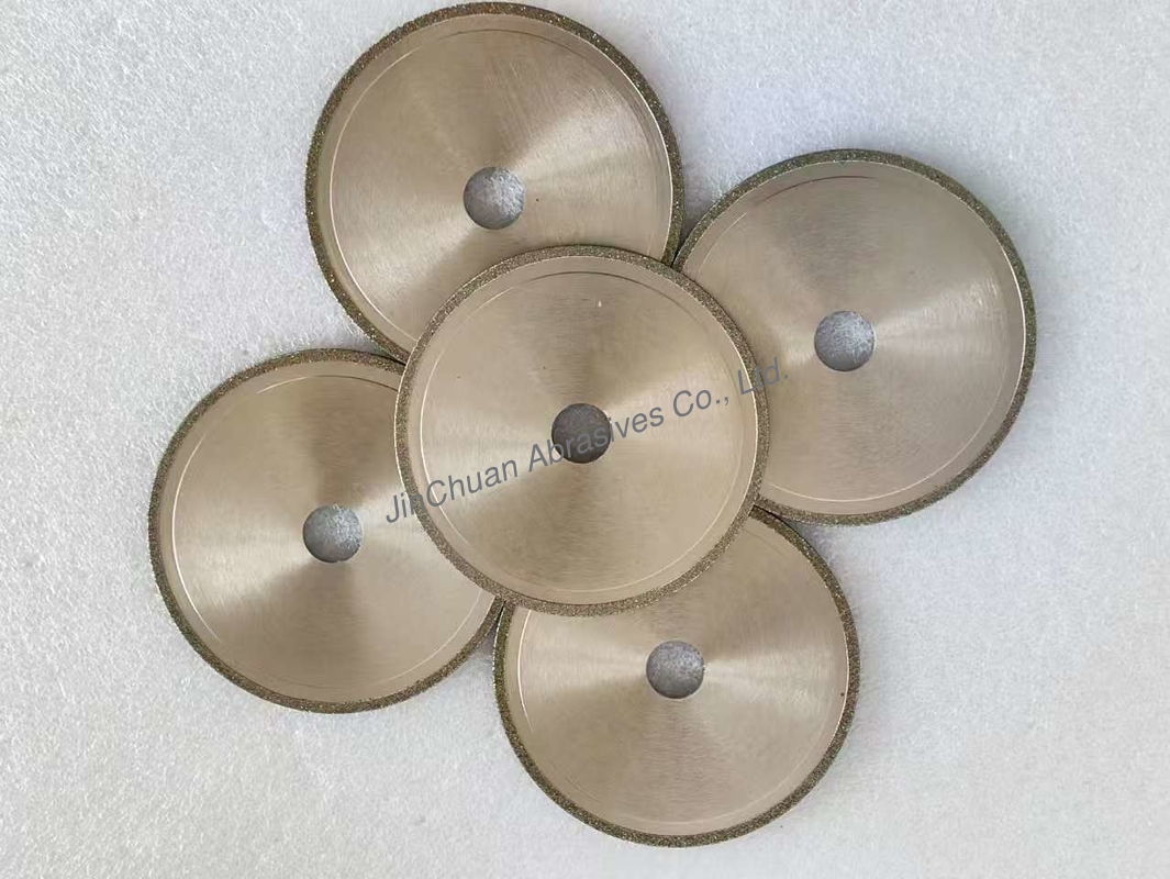 200mm 4.5mm Thickness Electroplated Bonded CBN Wheels For Fluting And Slotting