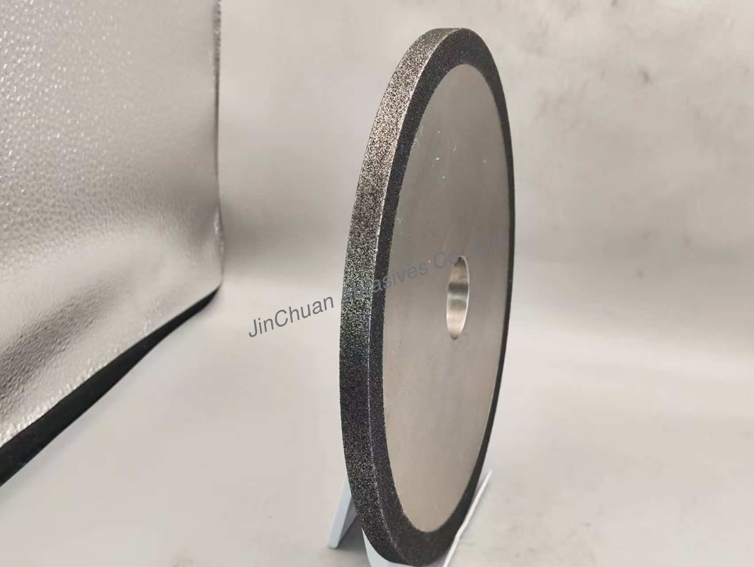 Electroplated CBN Grinding Wheels 200*9.5mm With Radius 0.38mm For Precision Grinding And Smooth Surface Finishing