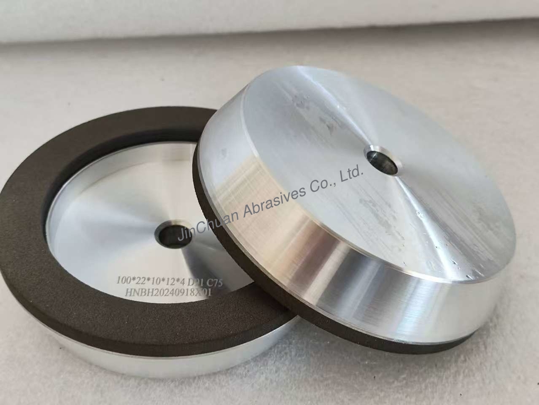 6A2 100*22*10*12*4 D91 Resin Diamond Cup Grinding Wheel