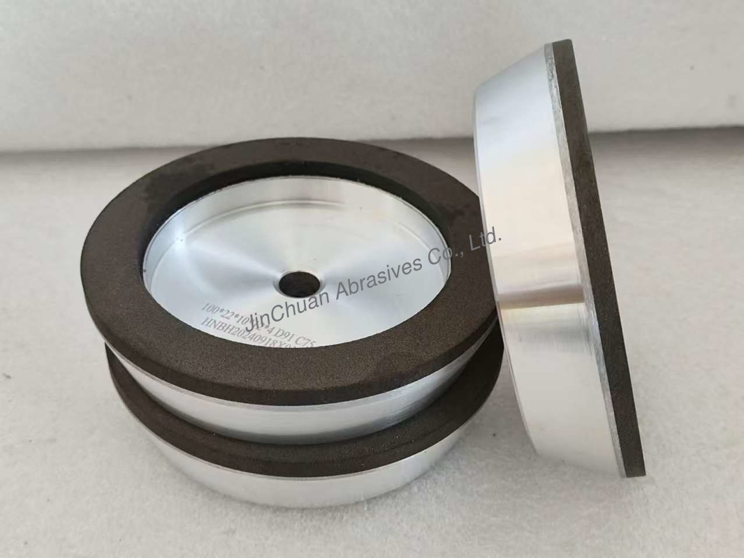 6A2 100*22*10*12*4 D91 Resin Diamond Cup Grinding Wheel