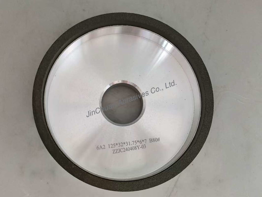 6A2 Resin Diamond Grinding Wheel For PCD And PCBN Tools Cup Shaped