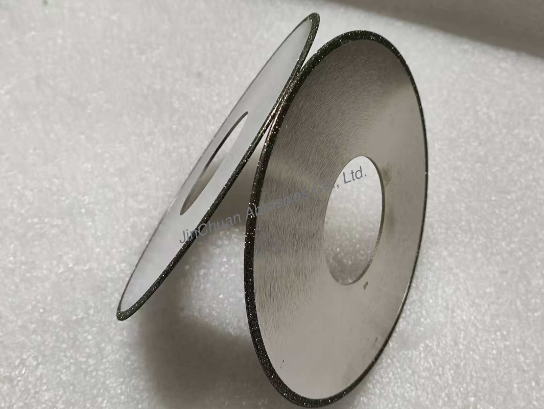 1A1 127*1.55*44.45*3mm Edge D100/120 Electroplated Diamond Grinding Wheel