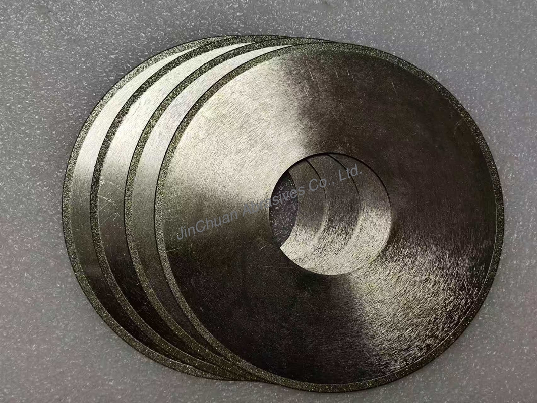 1A1 127*1.55*44.45*3mm Edge D100/120 Electroplated Diamond Grinding Wheel