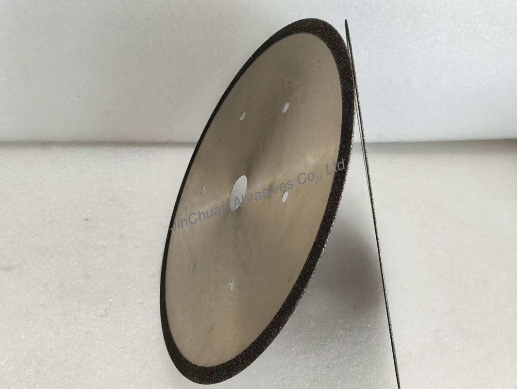 Electroplated CBN Saw Blade For Cutting With Steel Body Diameter 250mm Grit Number B251