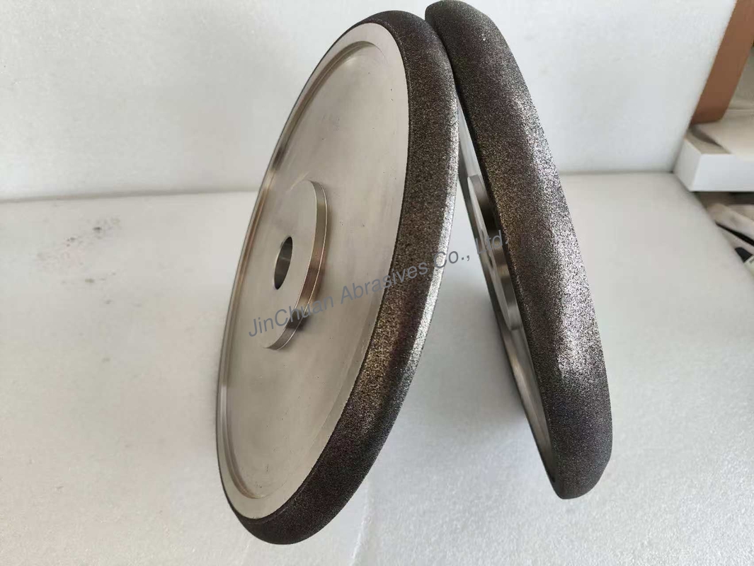 Electroplated CBN Grinding Wheel For Band Saw Blade With Steel Body Diameter 300mm
