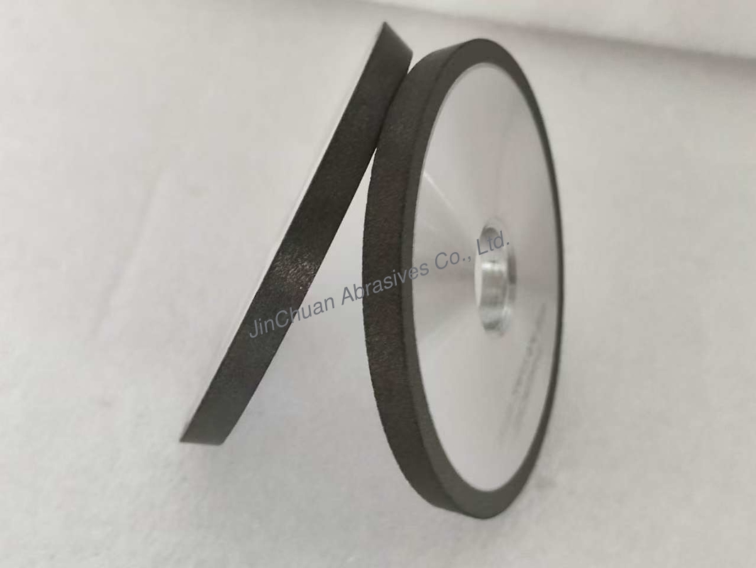 Gray CBN Resin Bond Grinding Wheel 1V1 75mm With 10 Degress For Efficiency Gashing