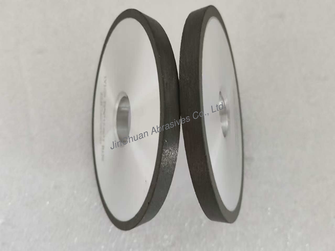 Gray CBN Resin Bond Grinding Wheel 1V1 75mm With 10 Degress For Efficiency Gashing