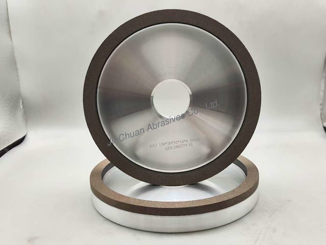 6A2 150mm Resin Wheel Diamond Grinder Disc For TCT Carbide Grinding Cup Wheel