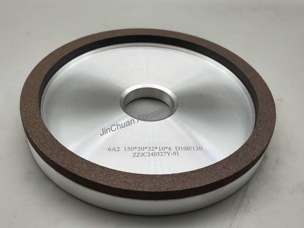 6A2 150mm Resin Wheel Diamond Grinder Disc For TCT Carbide Grinding Cup Wheel