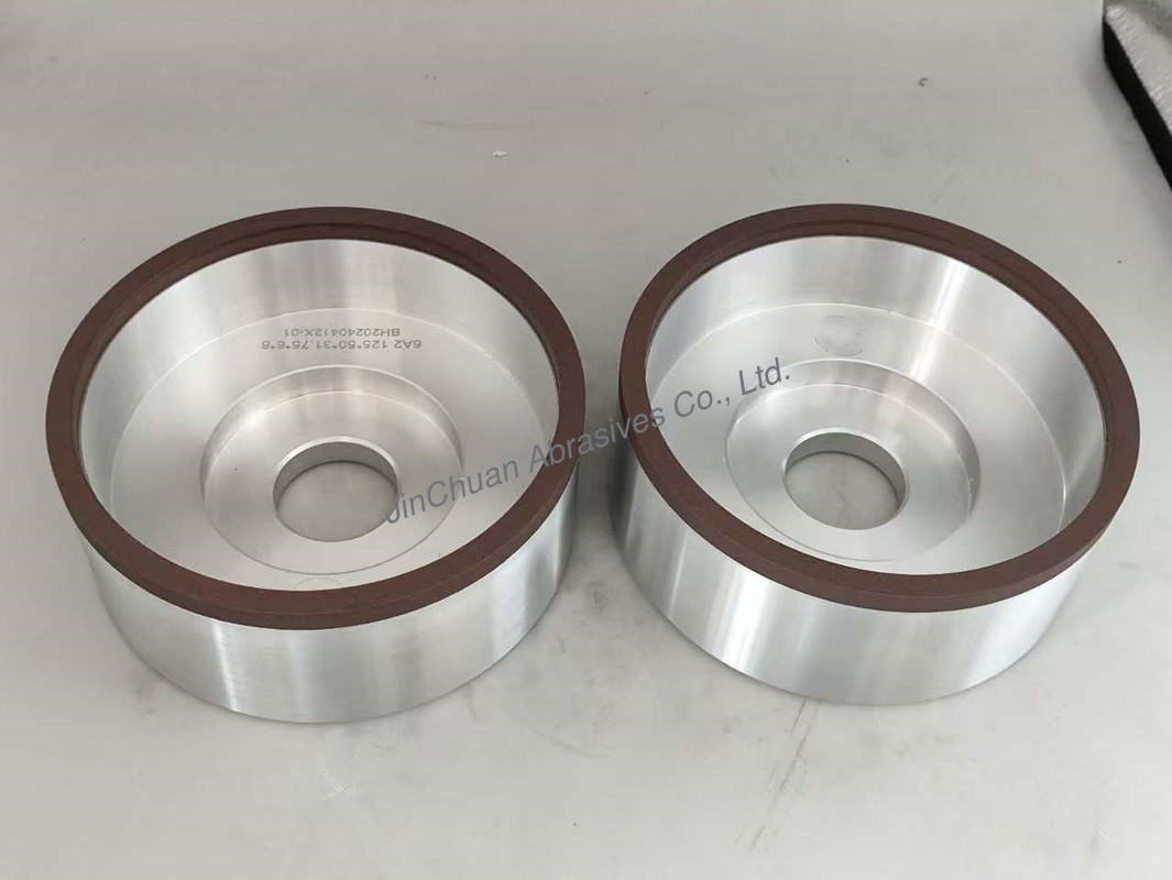 6A2 125mm Customized Resin Bond Grinding Wheel For High-hard Alloys And Non-metallic Materials