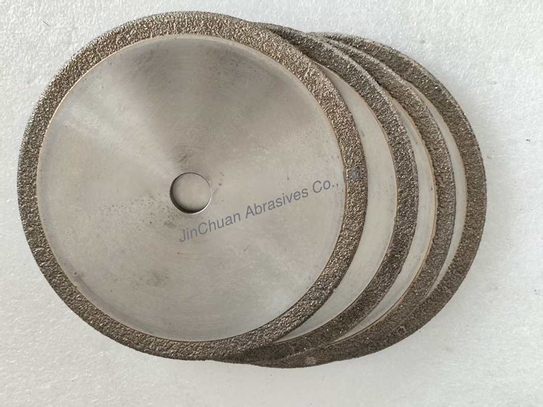 Long Lifespan Vacuum Brazed Diamong Grinding Wheel With D40/50 Grit