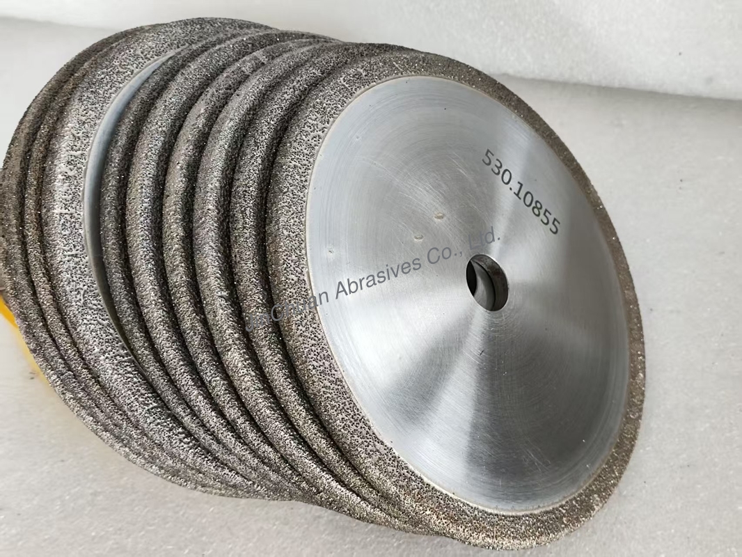 Long Lifespan Vacuum Brazed Diamong Grinding Wheel With D40/50 Grit