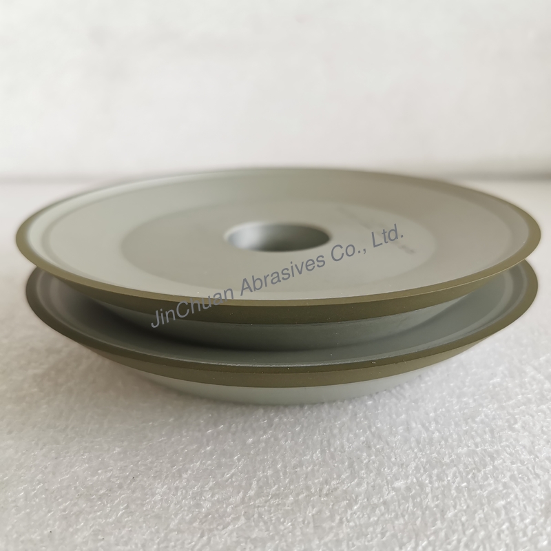 12V9 150*20*31.75*10mm D30 C125 Resin Bond Diamond Grinding Wheel