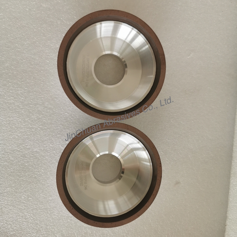 11V9 100*35*31.75*5*10mm D46 Resin Bond Diamond Grinding Wheel