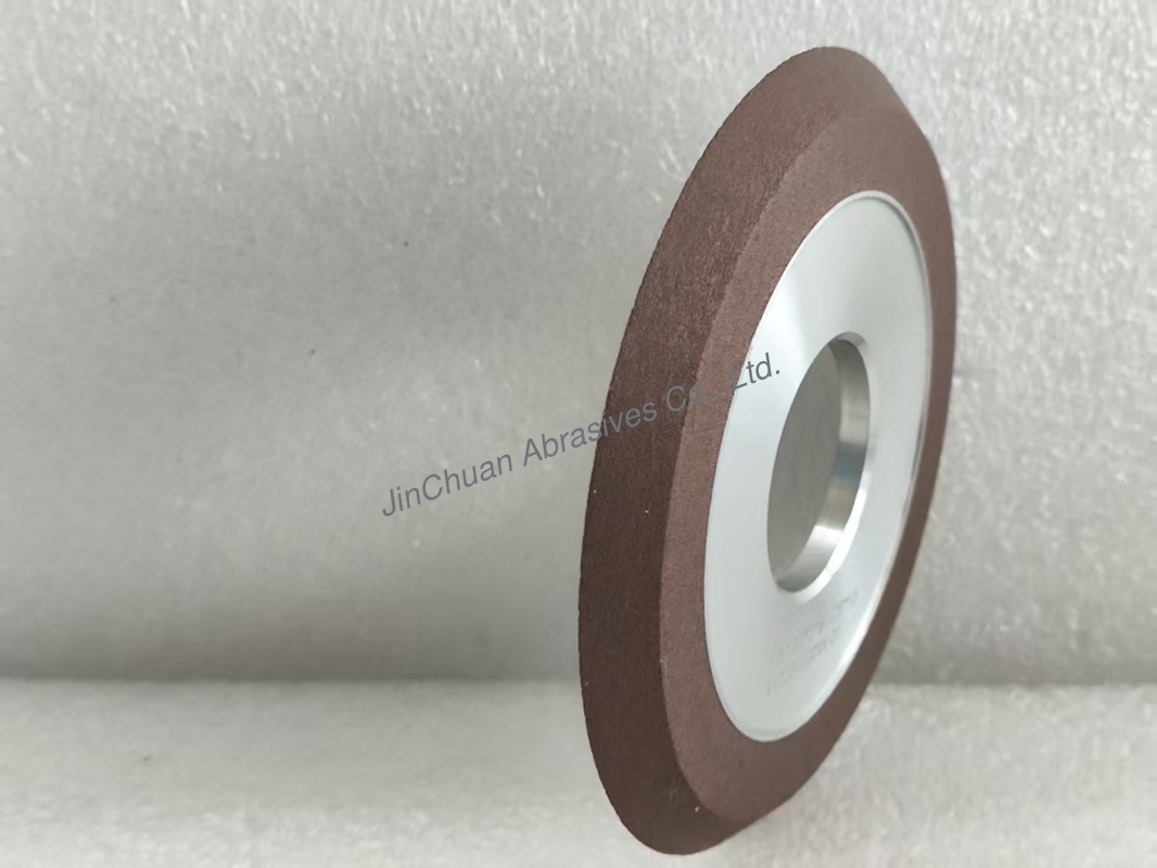 1V1 45 Degree Reinoid Diamond Wheel 100mm Wet Working Resin Bonded Diamond Wheel