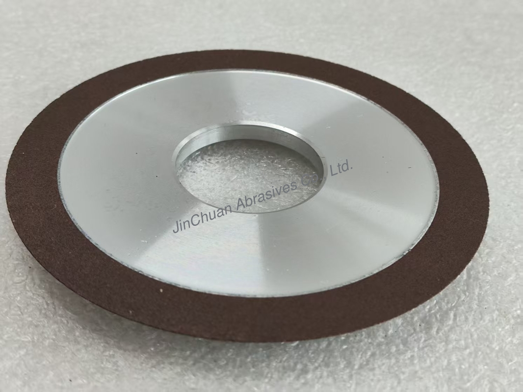 1V1 45 Degree Reinoid Diamond Wheel 100mm Wet Working Resin Bonded Diamond Wheel
