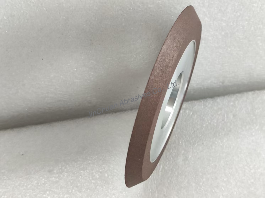 1V1 45 Degree Reinoid Diamond Wheel 100mm Wet Working Resin Bonded Diamond Wheel