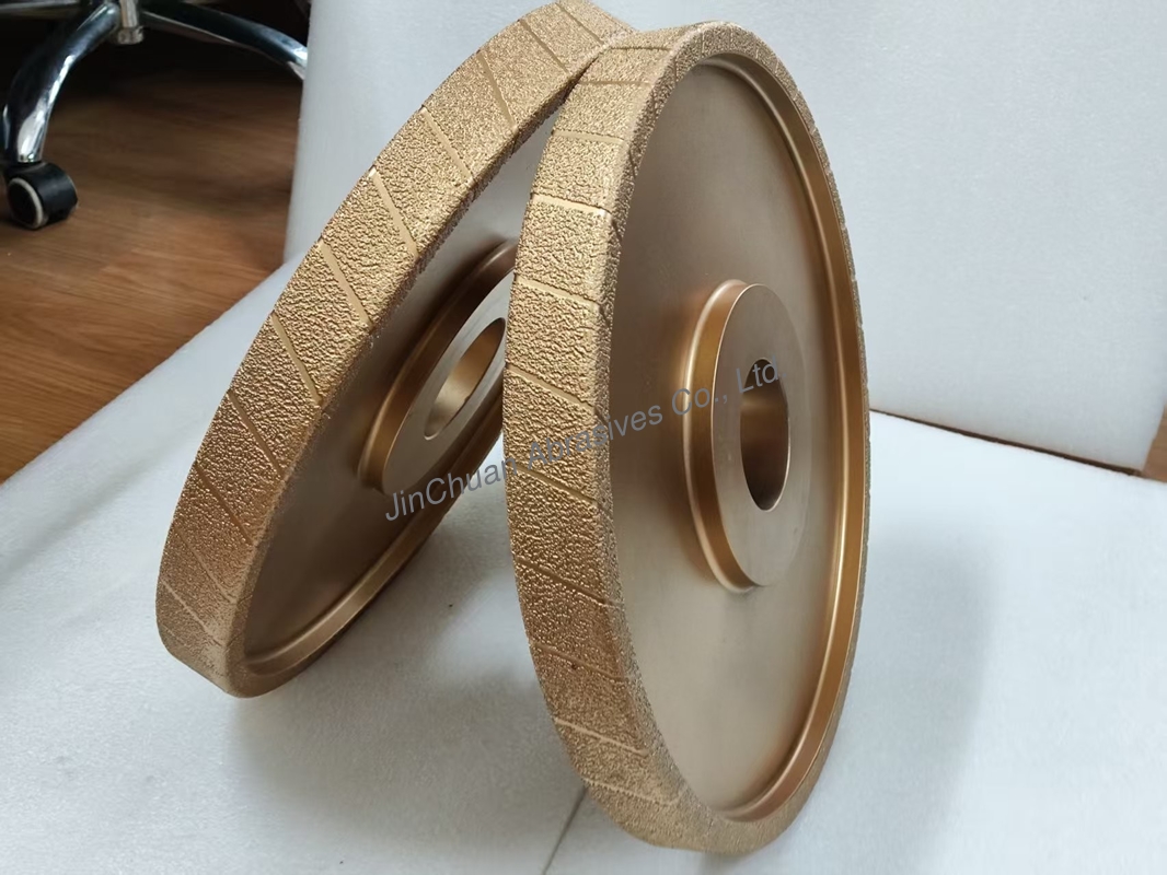400mm Rough Grain Vacuum Brazed Diamong Wheel D25/30 Grinding Wheel For Cast Iron