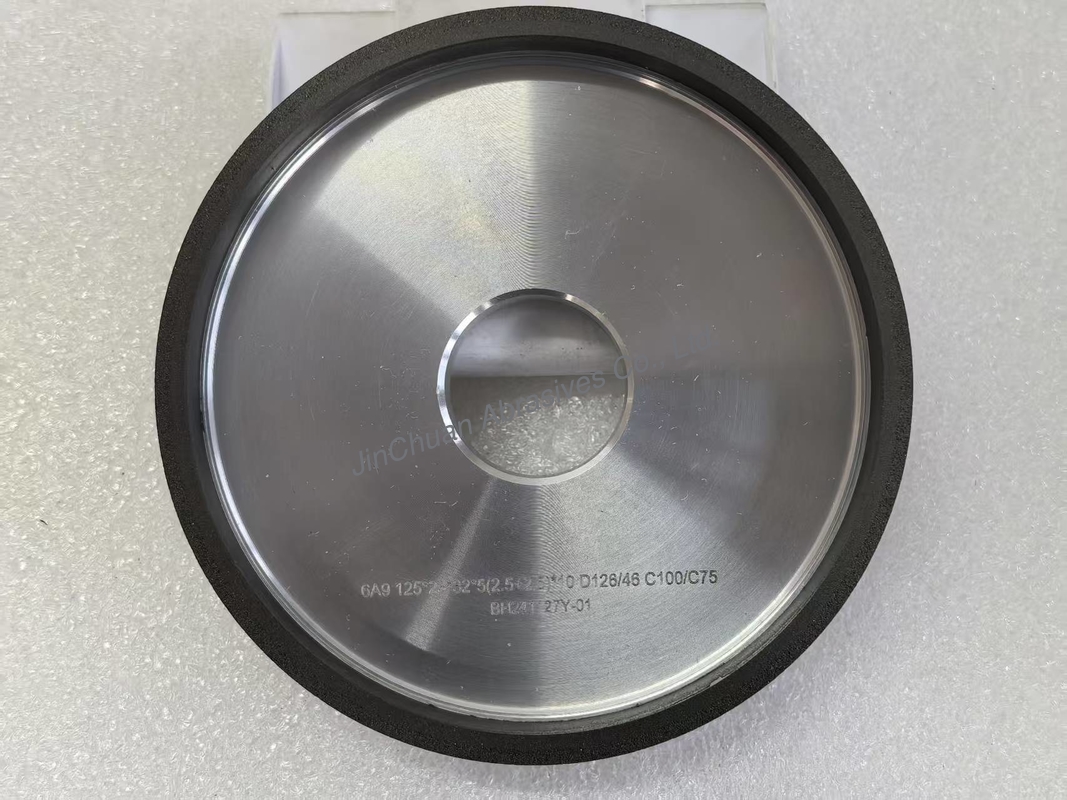 Double Grits 6A9 Diamond Grinding Wheel With 2 Different Grains D126/D46