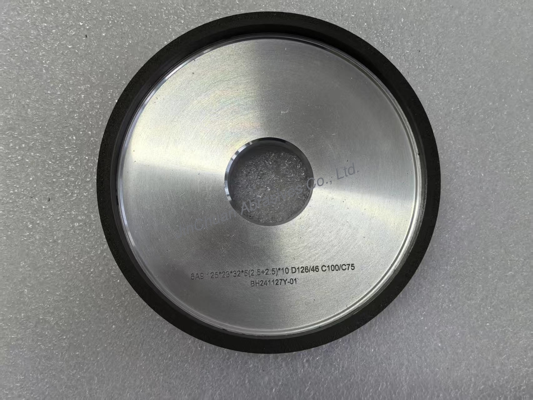 Double Grits 6A9 Diamond Grinding Wheel With 2 Different Grains D126/D46
