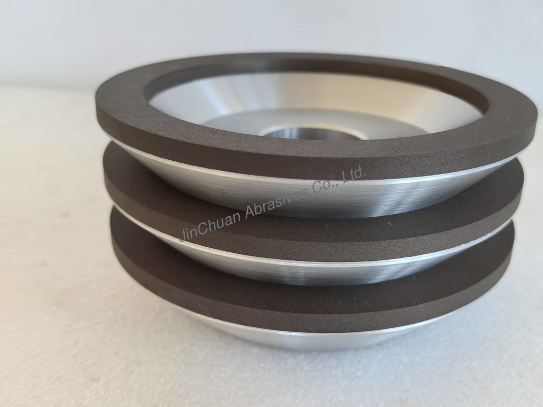 12A2 Resin Bond Diamond Dish Wheels For Cemented Carbide Sharpening Grinding Disc