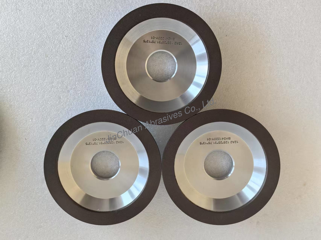 12A2 Resin Bond Diamond Dish Wheels For Cemented Carbide Sharpening Grinding Disc