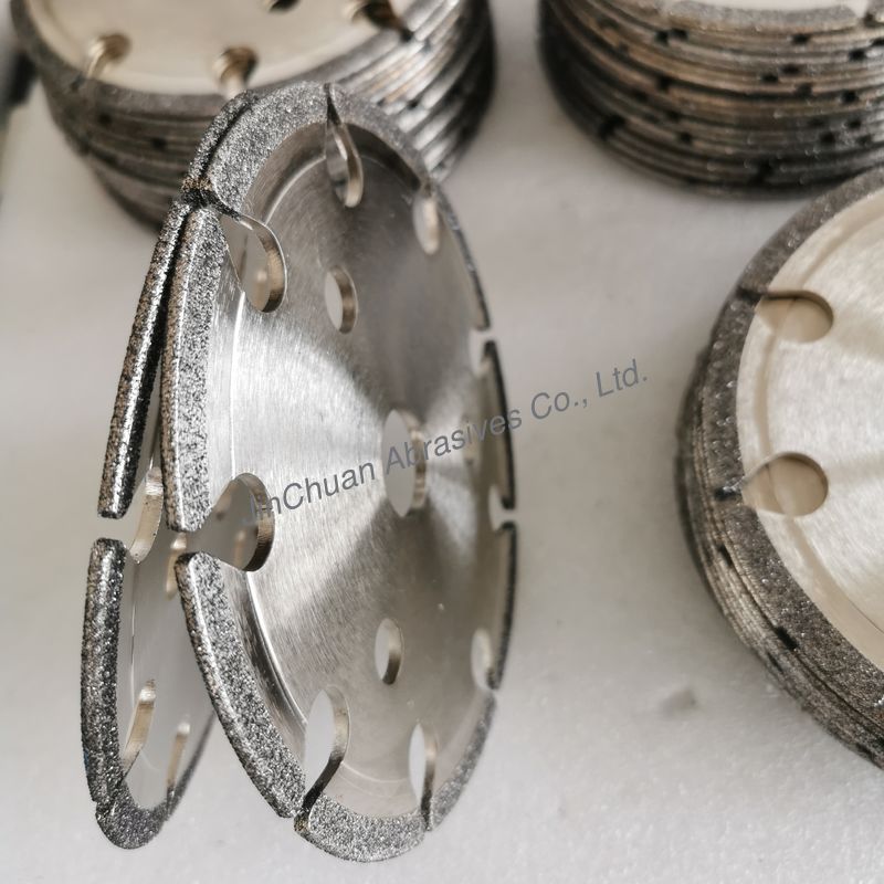 145*4.8*16*6mm B80/100 Electroplated CBN Cyclone Grinding Wheel For Chain SawSaws